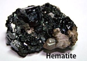 hematite with text
