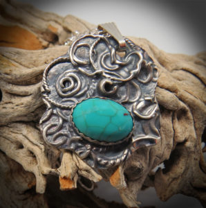 Sterling and Turquoise Pendant
