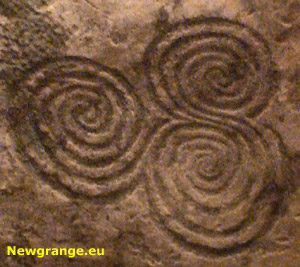 Newgrange tri-spiral