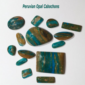 cabochons peruvian opal