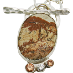 picture jasper gallery pendant with clasp in front