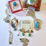 natural turquoise jewelry designs handmade in Arizona