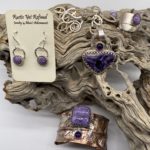 A group of charoite designs create by Alene